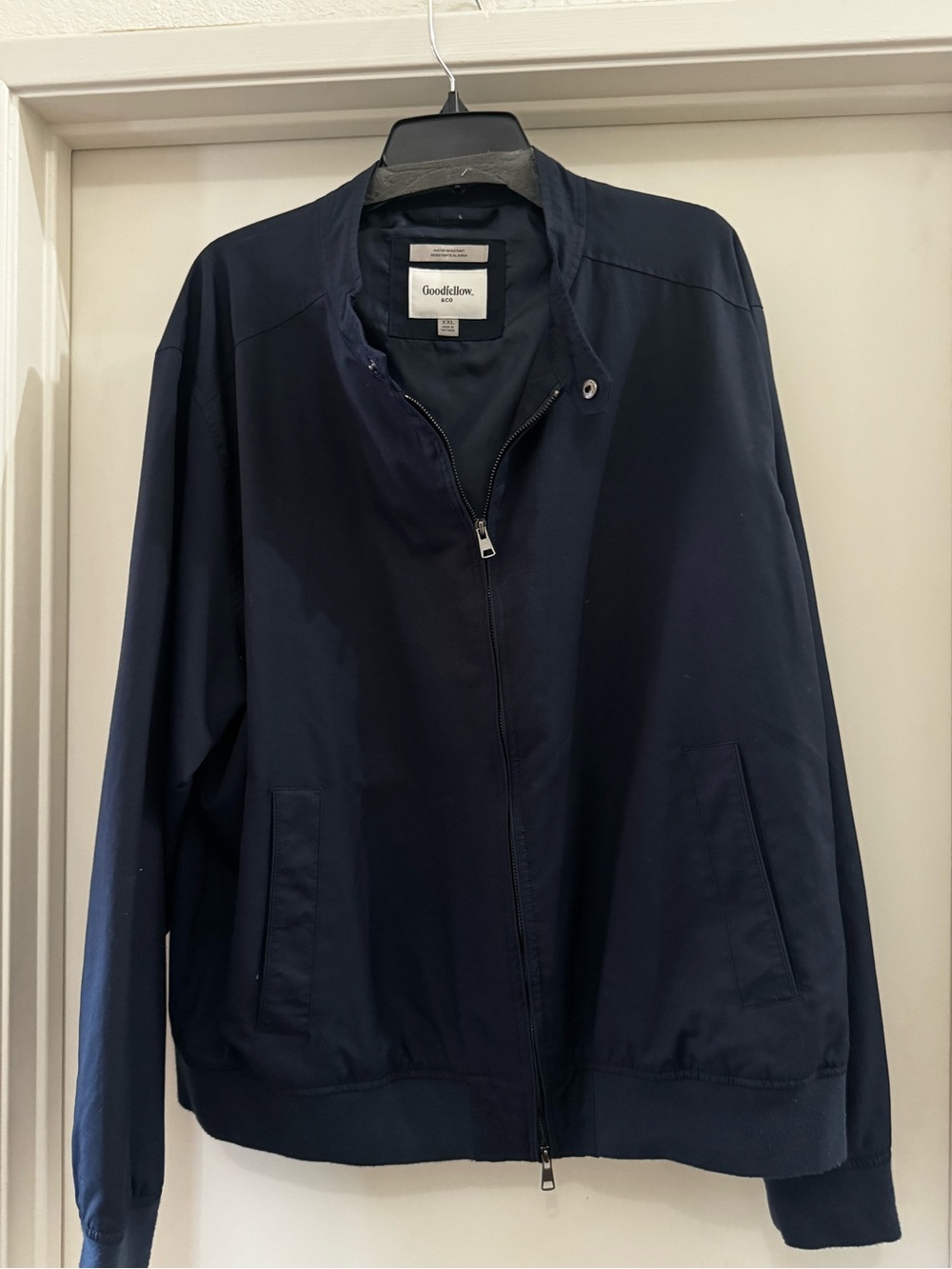 Goodfellow & Co Navy Zip-Front Bomber Jacket